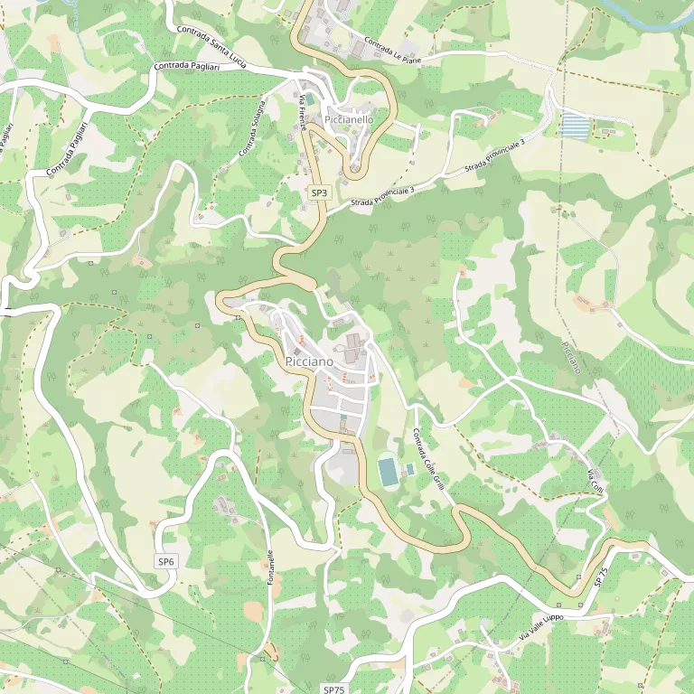 Mappa PICCIANO