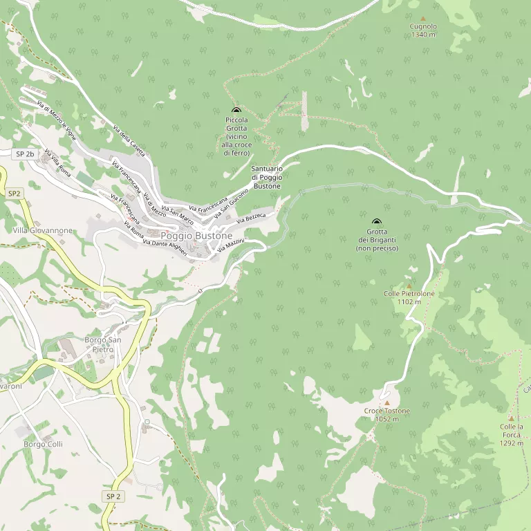 Mappa POGGIO BUSTONE