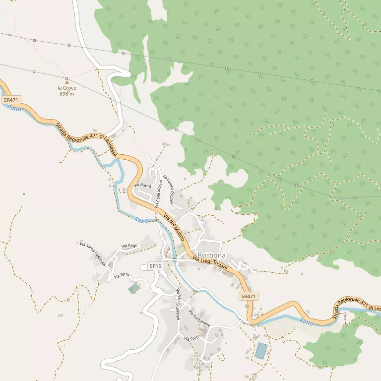Mappa BORBONA