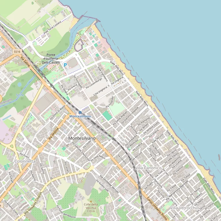Mappa MONTESILVANO