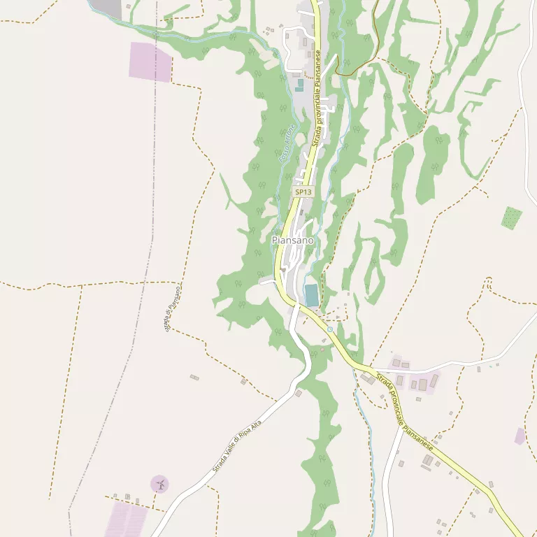 Mappa PIANSANO