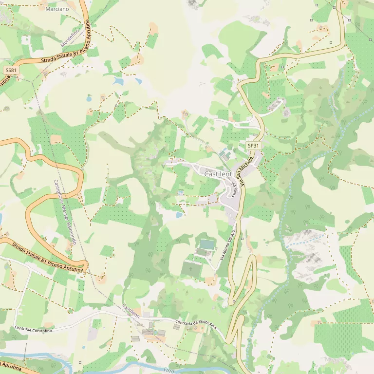 Mappa CASTILENTI