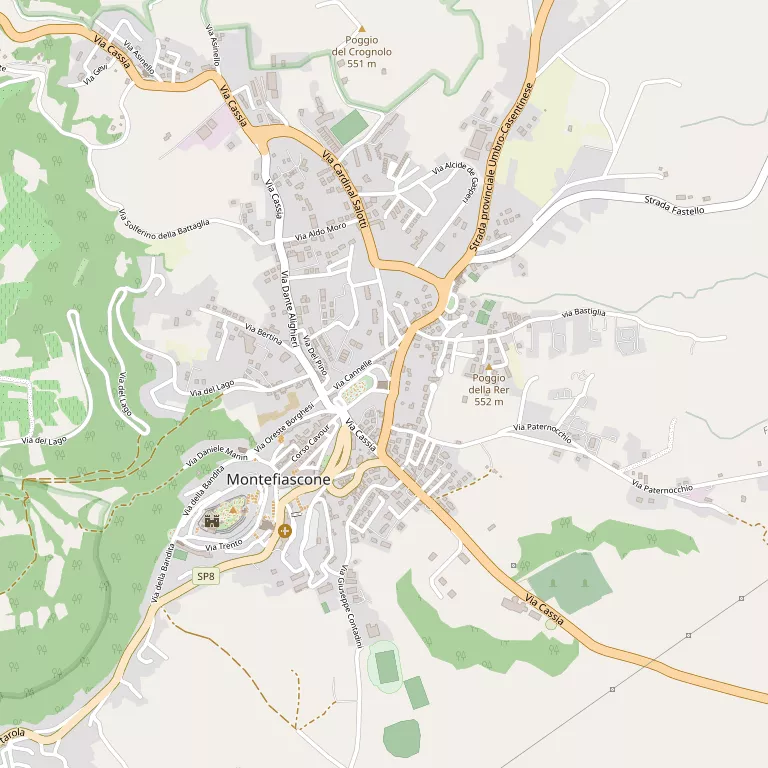Mappa MONTEFIASCONE