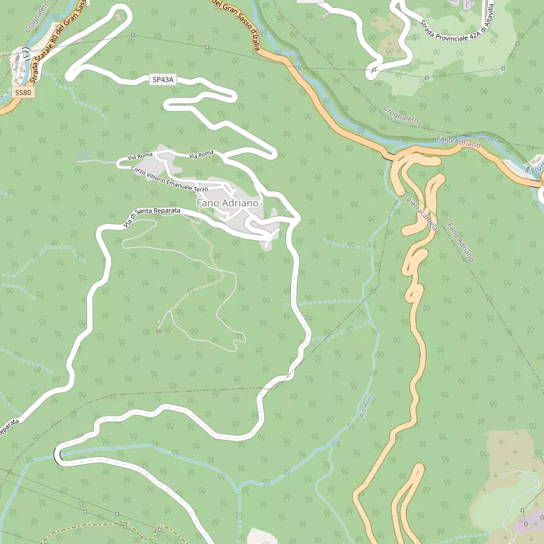 Mappa FANO ADRIANO