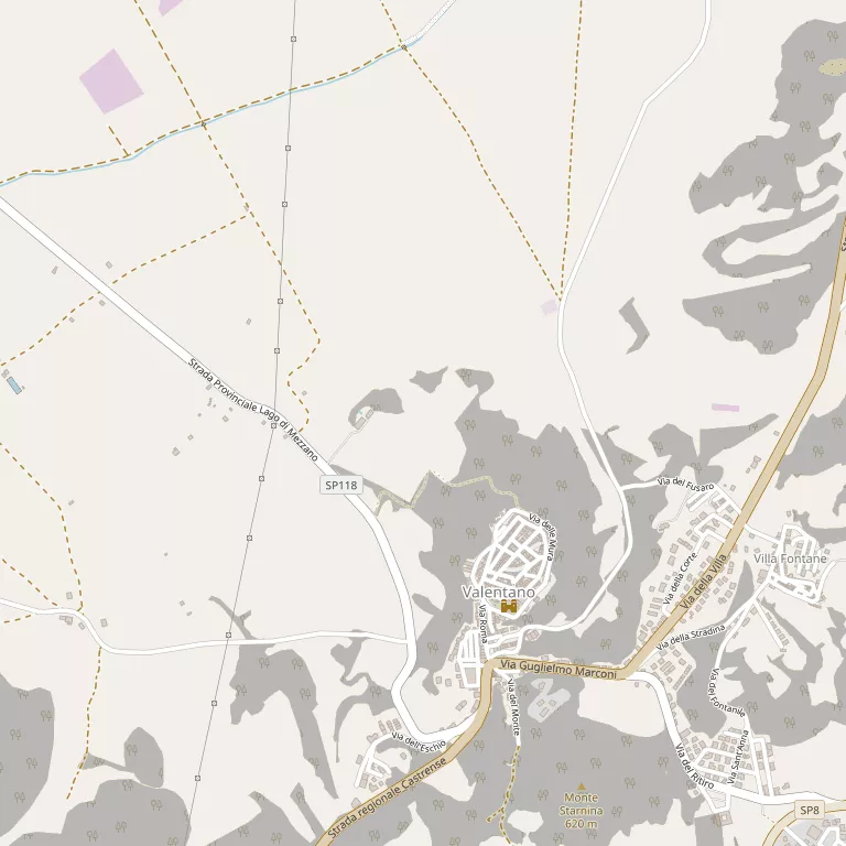 Mappa VALENTANO