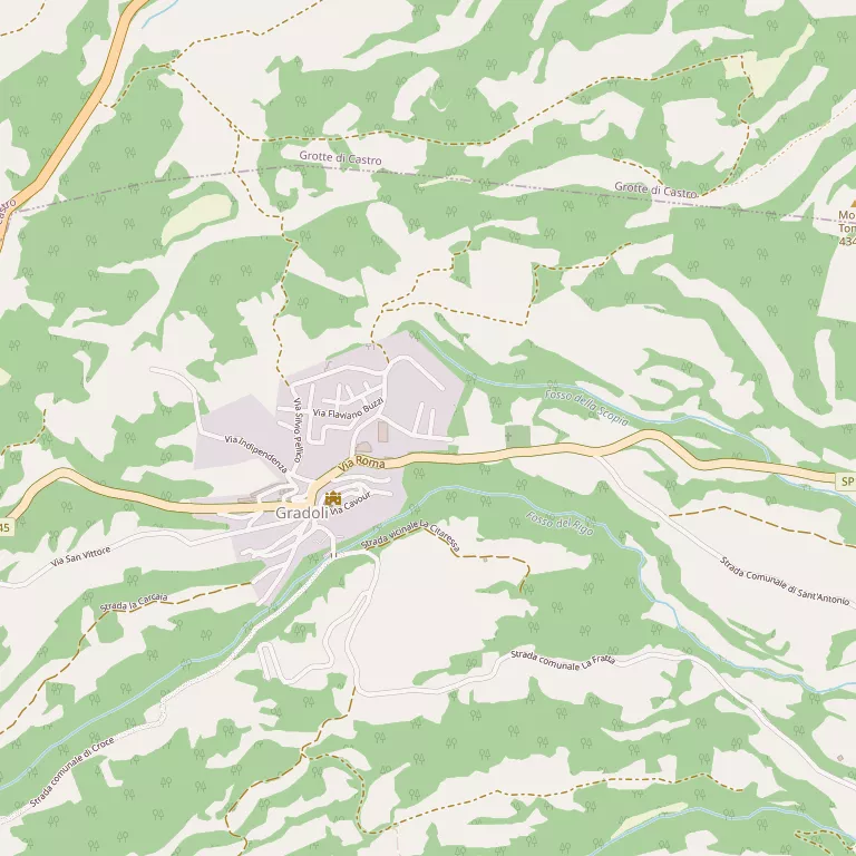 Mappa GRADOLI
