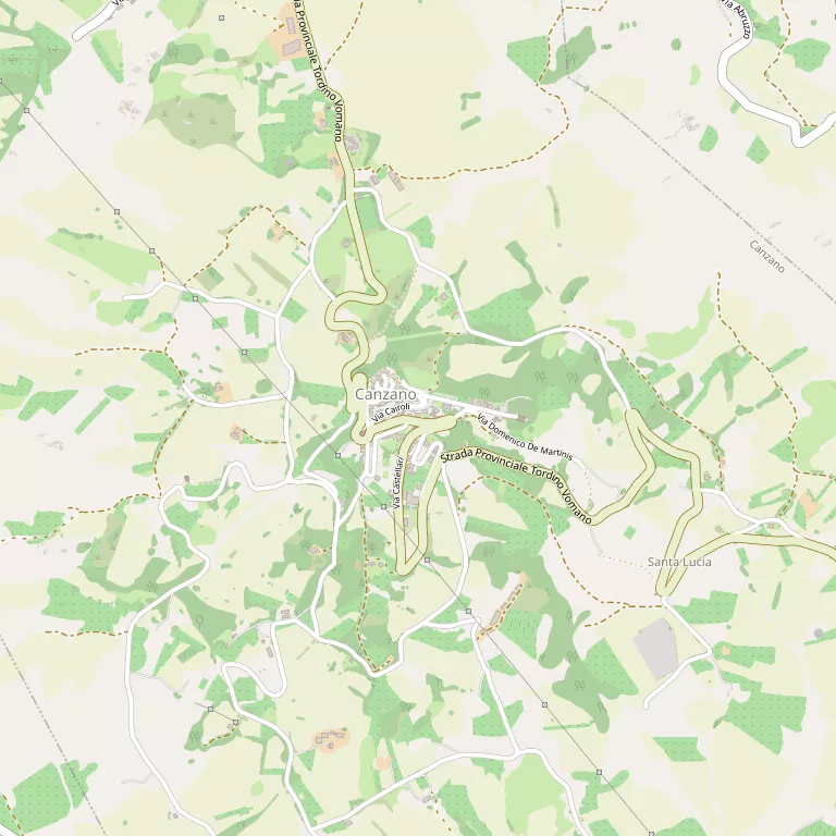 Mappa CANZANO