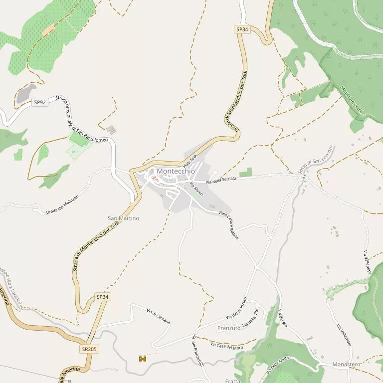 Mappa MONTECCHIO