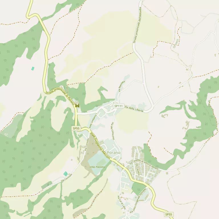 Mappa PORANO