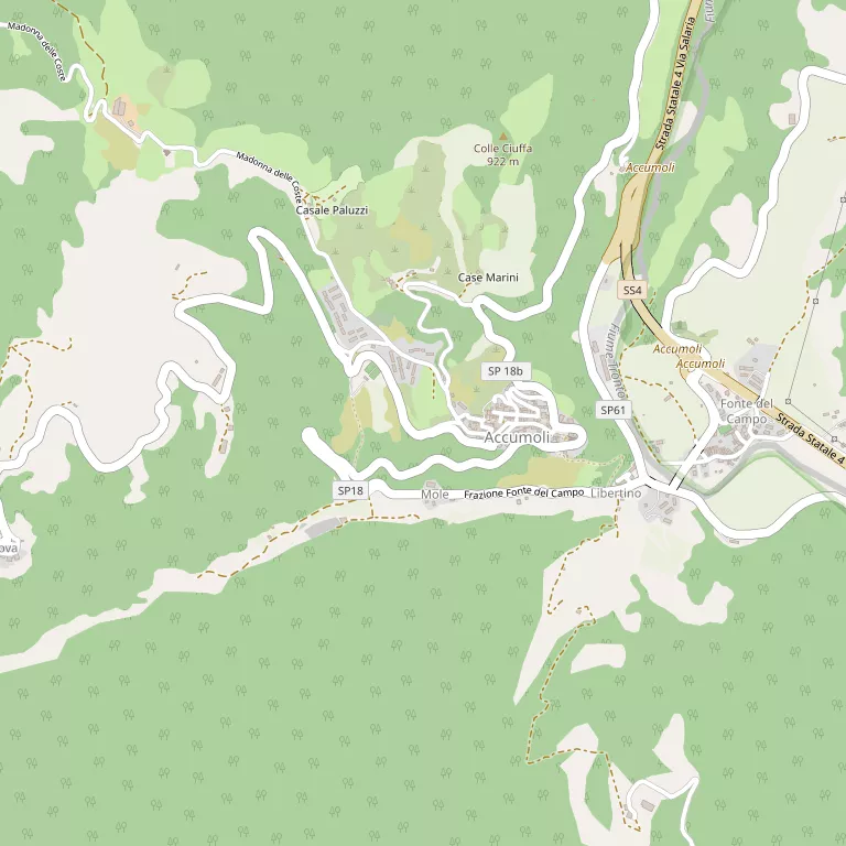 Mappa ACCUMOLI