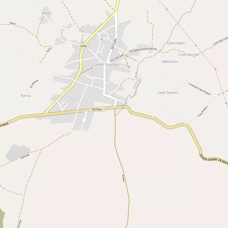 Mappa CASTEL GIORGIO