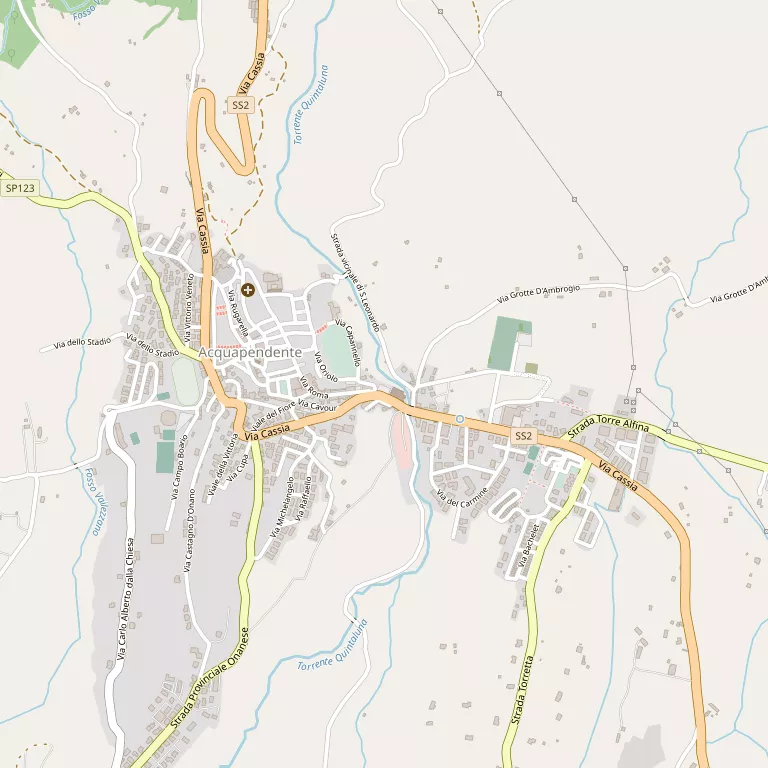 Mappa ACQUAPENDENTE