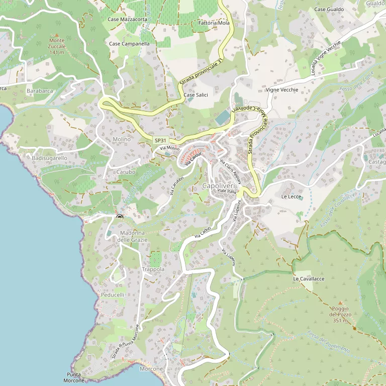 Mappa CAPOLIVERI
