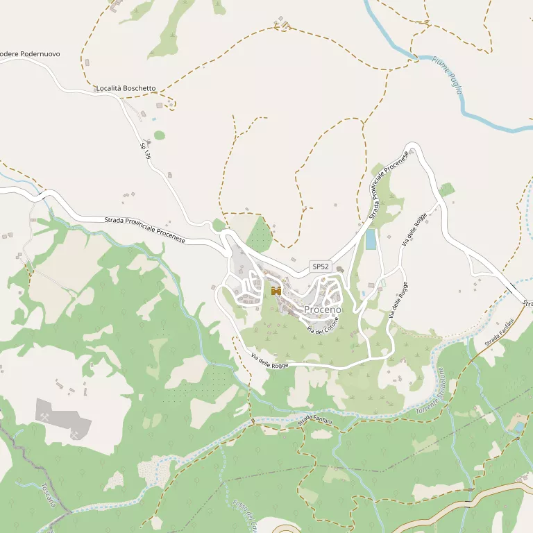 Mappa PROCENO