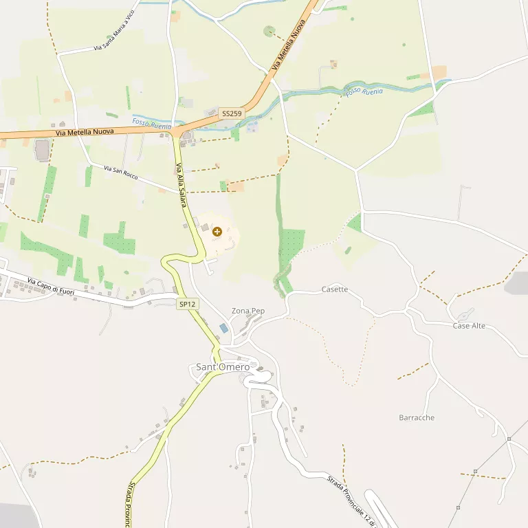 Mappa SANT'OMERO