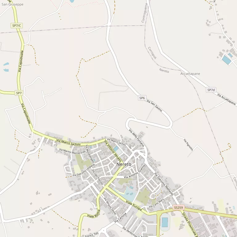 Mappa NERETO