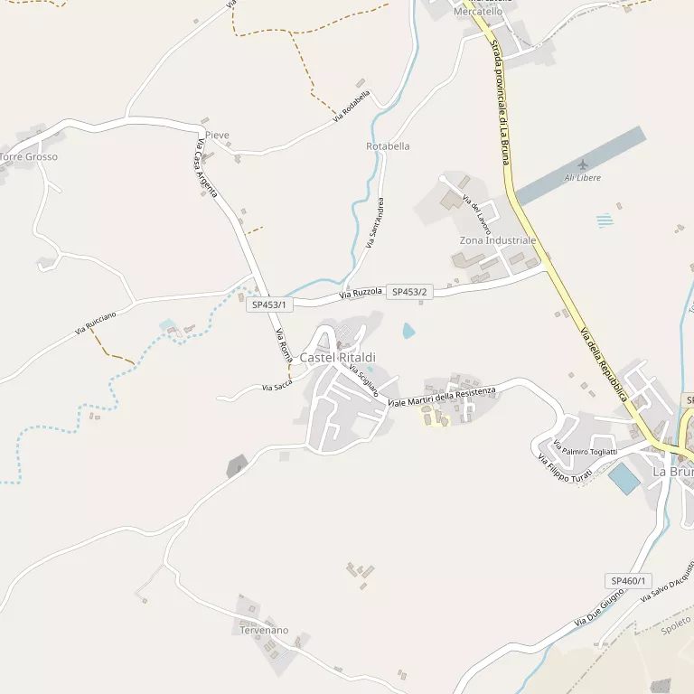 Mappa CASTEL RITALDI