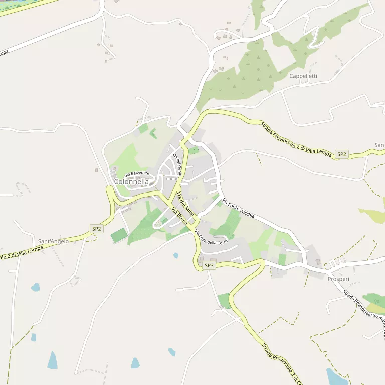Mappa COLONNELLA