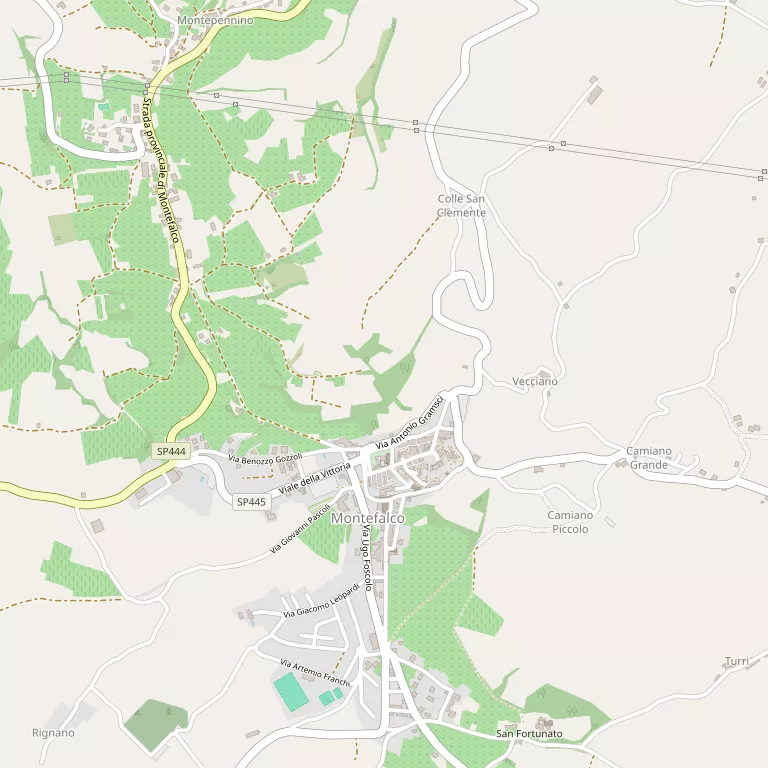 Mappa MONTEFALCO
