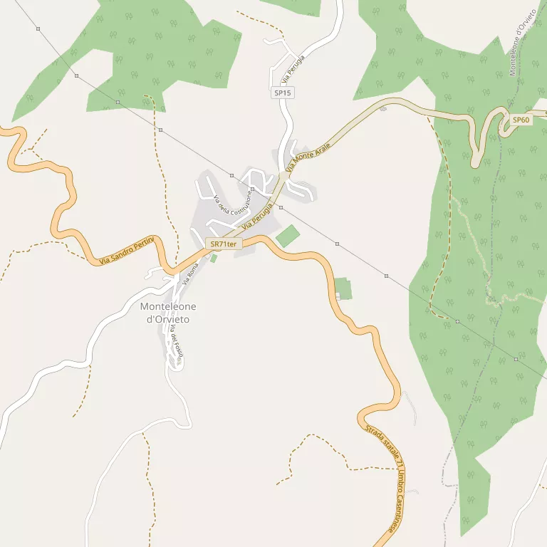 Mappa MONTELEONE D'ORVIETO