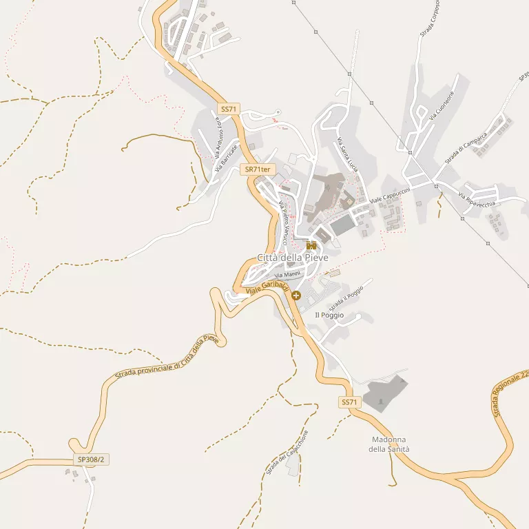 Mappa CITTA' DELLA PIEVE