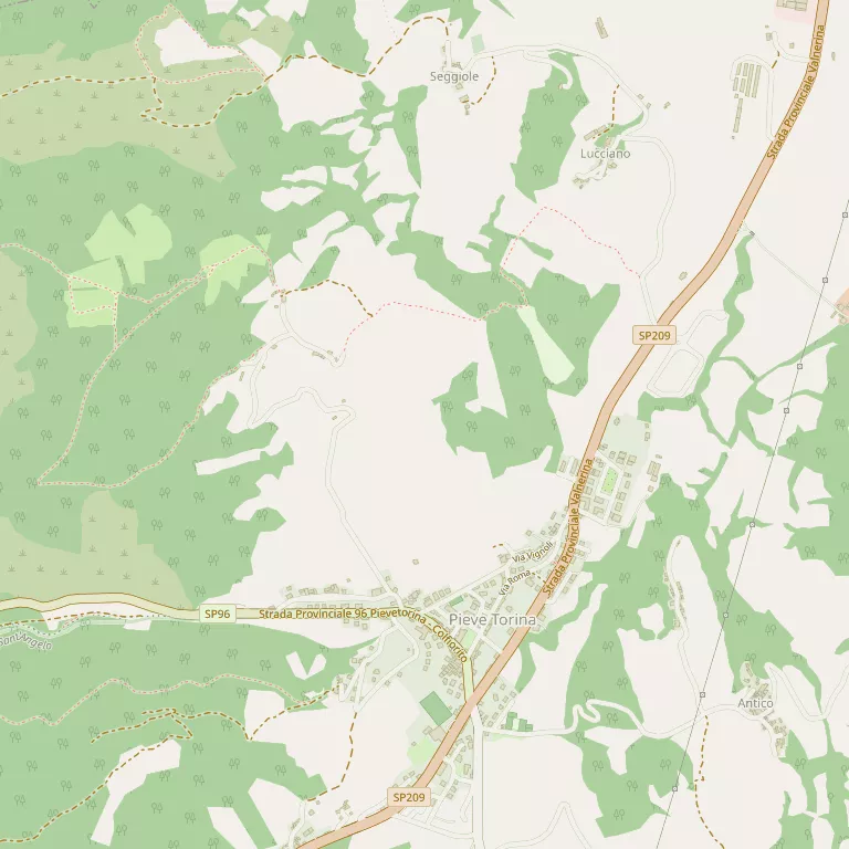 Mappa PIEVE TORINA
