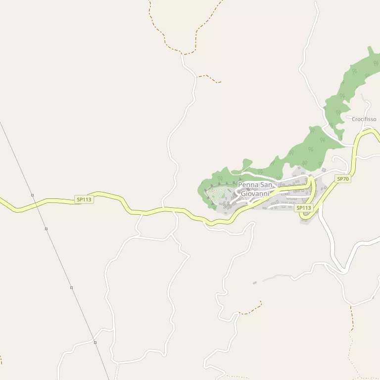 Mappa PENNA SAN GIOVANNI