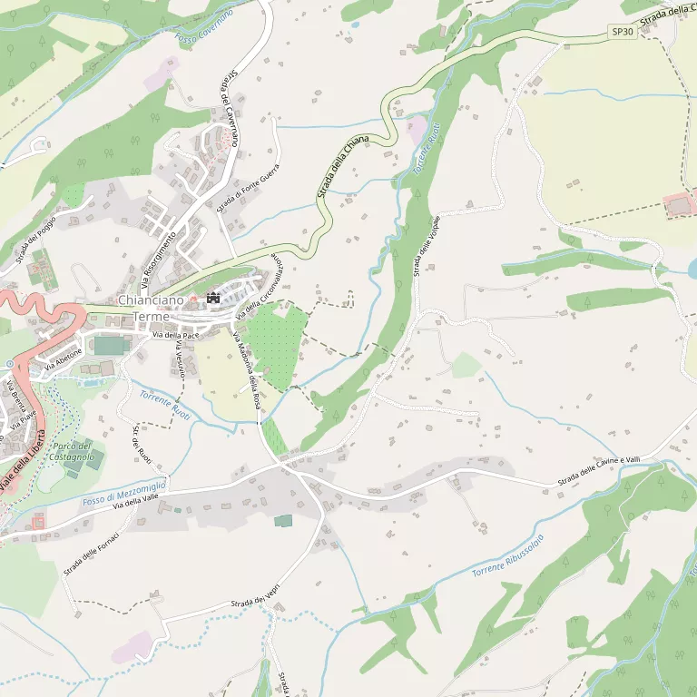 Mappa CHIANCIANO TERME