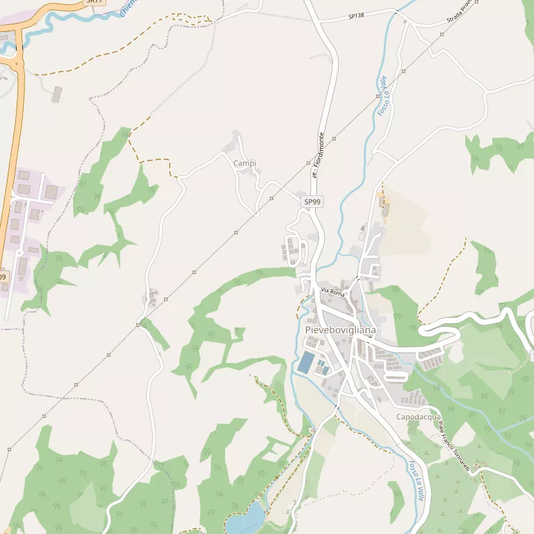 Mappa VALFORNACE