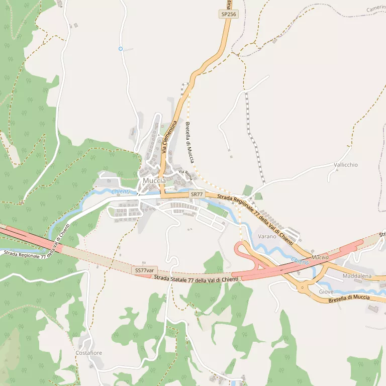 Mappa MUCCIA