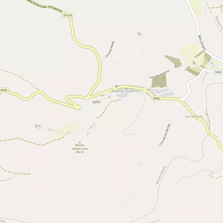 Mappa MONTE GIBERTO