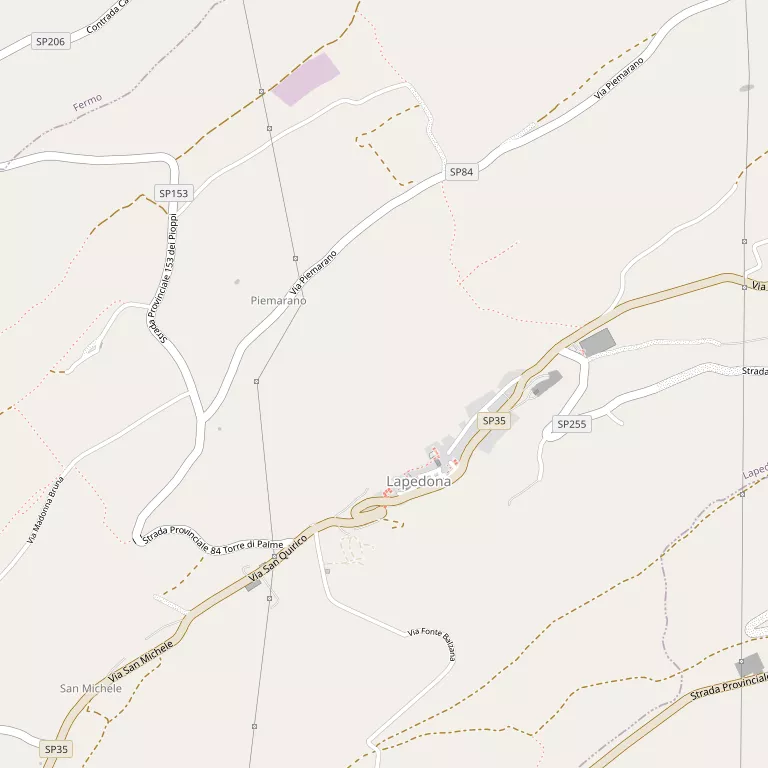 Mappa LAPEDONA