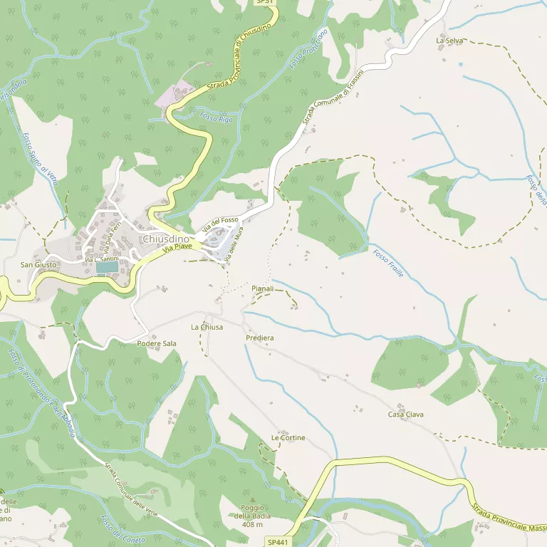 Mappa CHIUSDINO