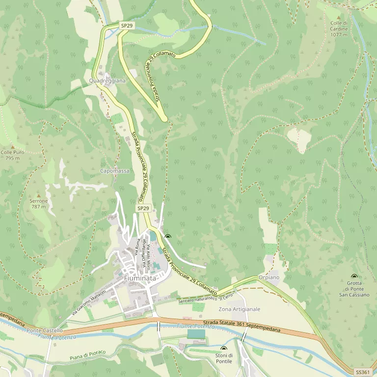 Mappa FIUMINATA