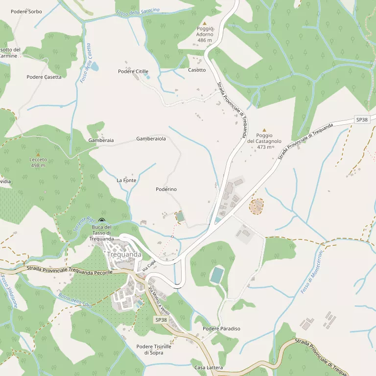 Mappa TREQUANDA