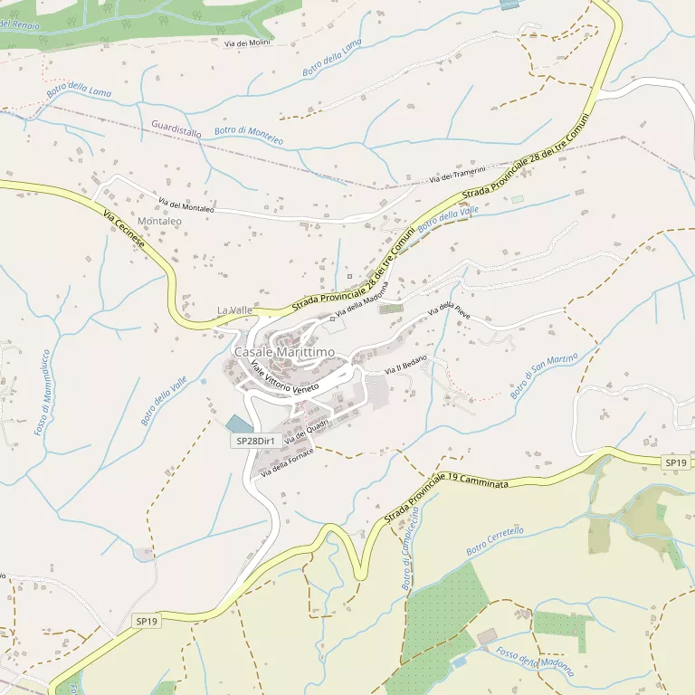 Mappa CASALE MARITTIMO