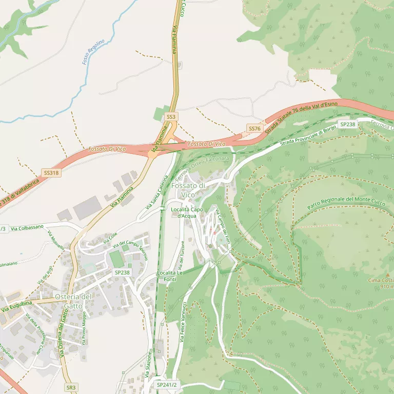 Mappa FOSSATO DI VICO