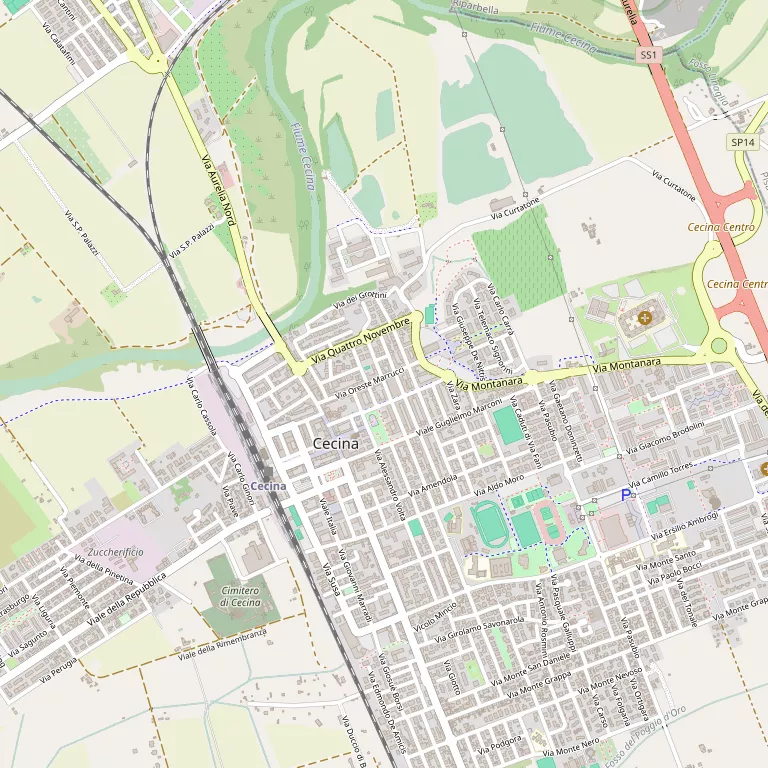 Mappa CECINA