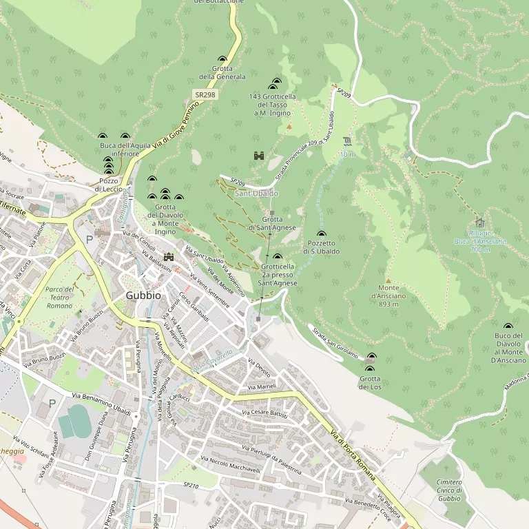 Mappa GUBBIO