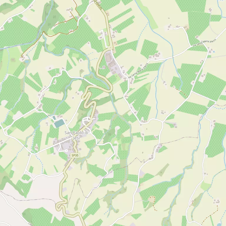 Mappa SAN PAOLO DI JESI
