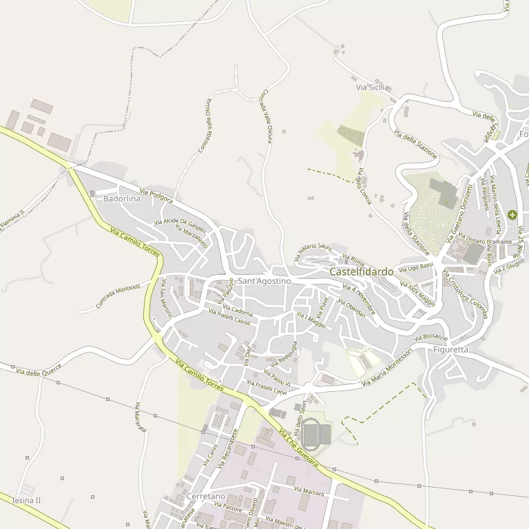 Mappa CASTELFIDARDO