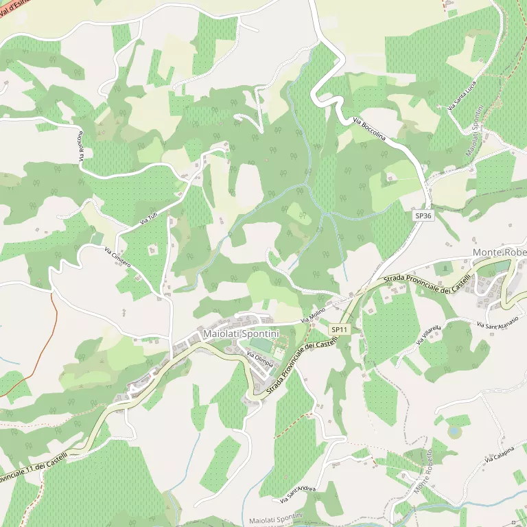 Mappa MAIOLATI SPONTINI