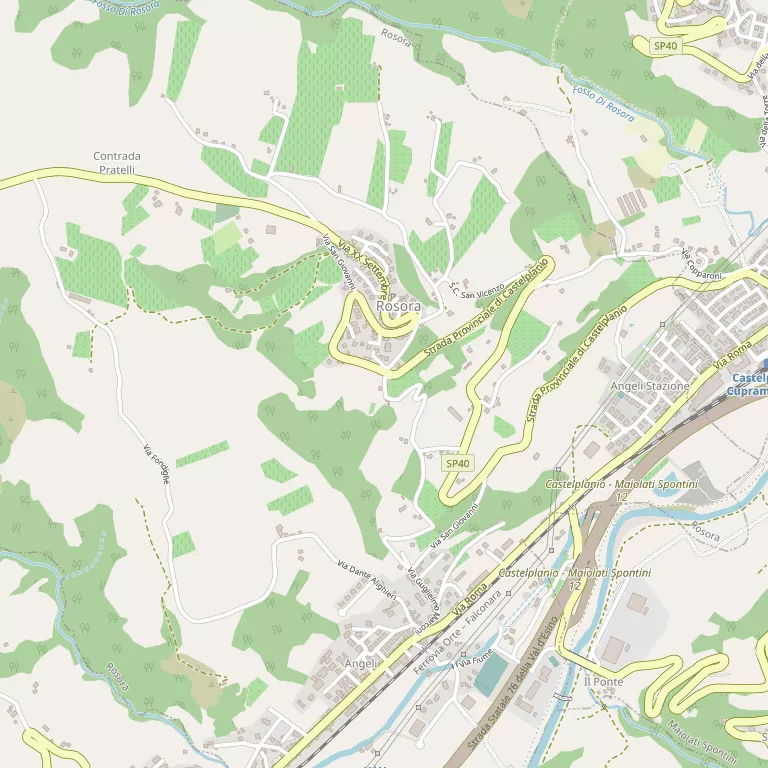Mappa ROSORA