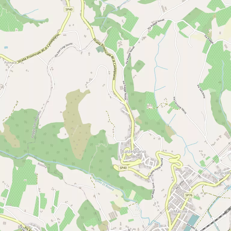 Mappa CASTELPLANIO