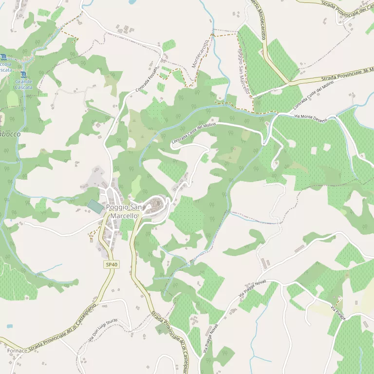 Mappa POGGIO SAN MARCELLO