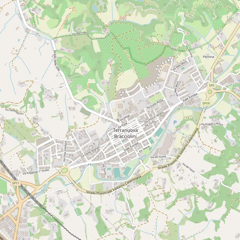 Mappa TERRANUOVA BRACCIOLINI