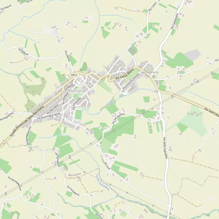 Mappa MONSANO