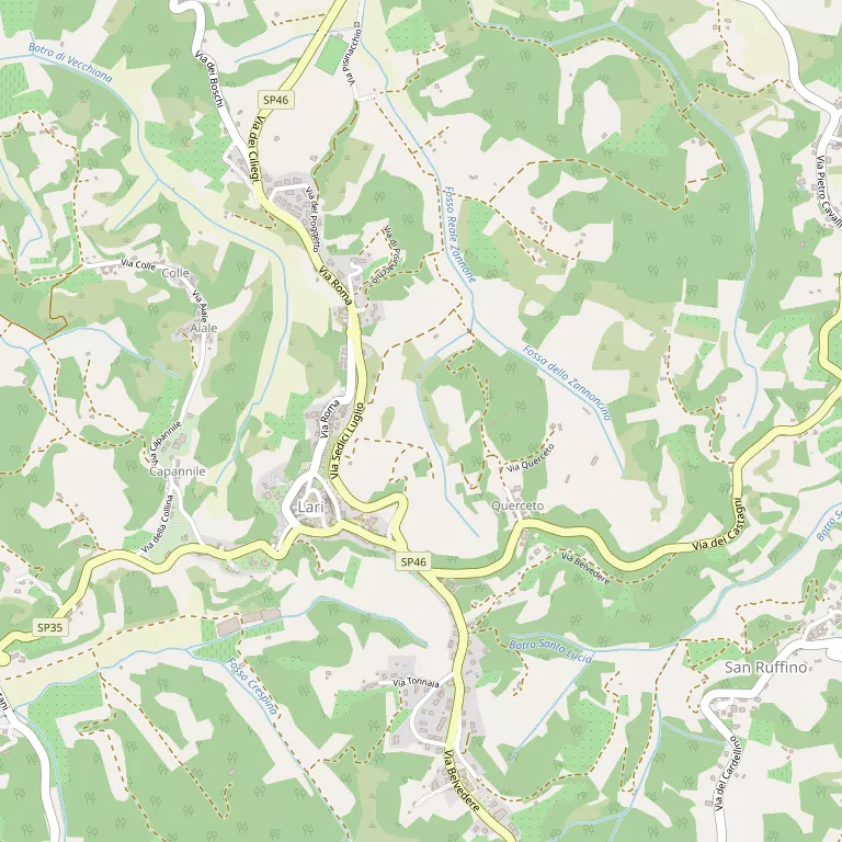 Mappa CASCIANA TERME LARI
