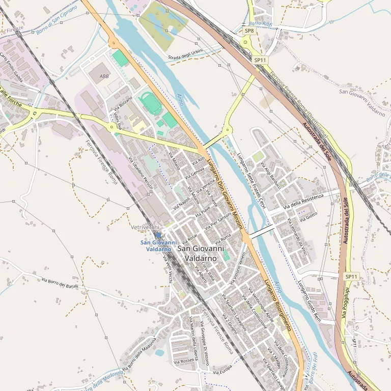 Mappa SAN GIOVANNI VALDARNO