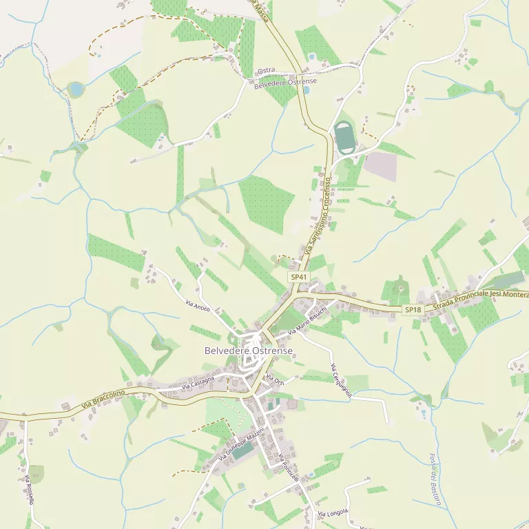 Mappa BELVEDERE OSTRENSE